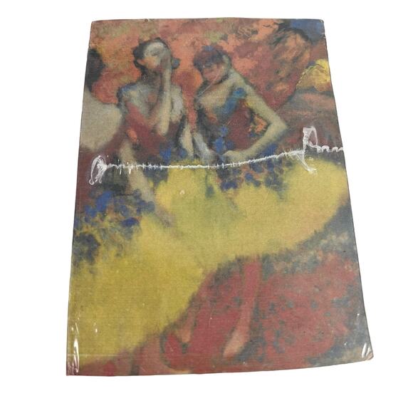 Degas Three Dancers Yellow Skirts Phila Museum of Art Paper Cube New - Picture 7 of 12